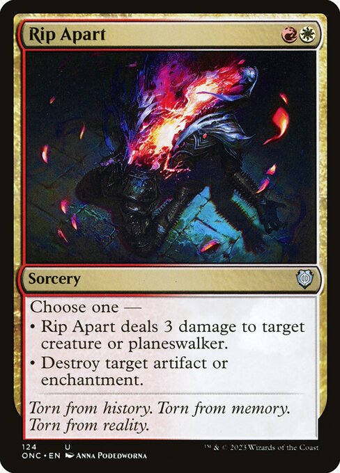 Rip Apart - Phyrexia: All Will Be One Commander #124