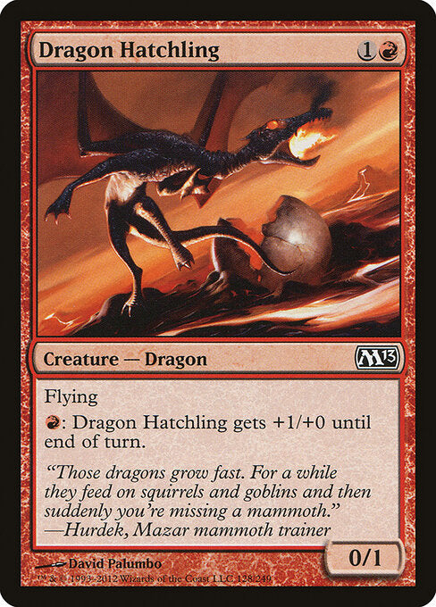 Dragon Hatchling Magic 2013 Magic: The Gathering card image