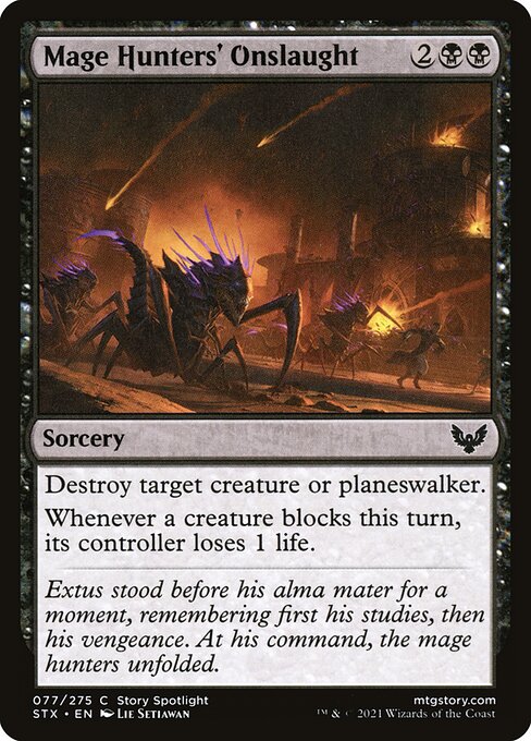 Mage Hunters' Onslaught - Strixhaven: School of Mages #77