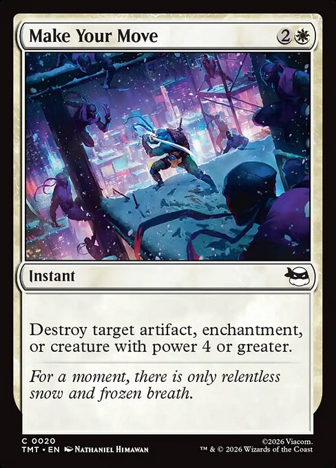 Make Your Move Teenage Mutant Ninja Turtles Magic: The Gathering card image