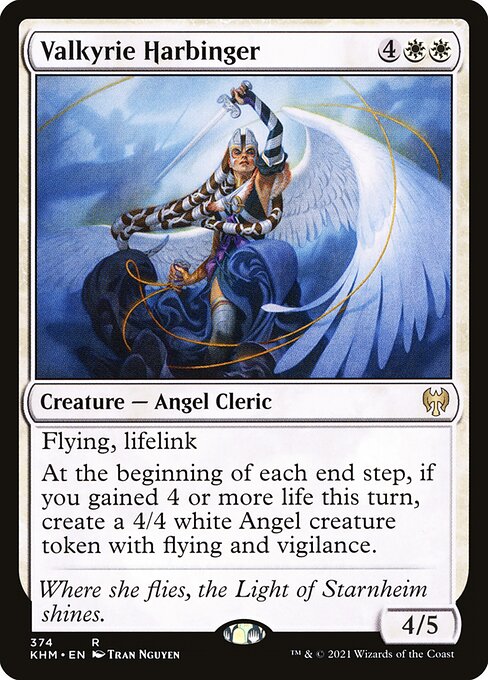 Valkyrie Harbinger - Kaldheim #374 Magic: The Gathering card image