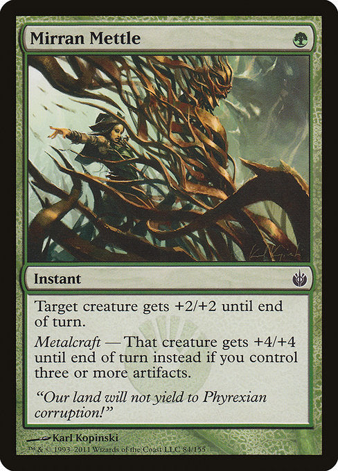 Mirran Mettle - Mirrodin Besieged #84