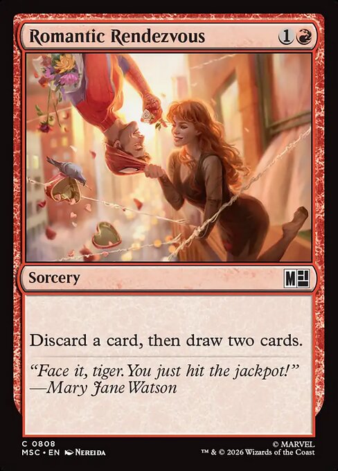 Romantic Rendezvous Marvel Super Heroes Commander Magic: The Gathering card image