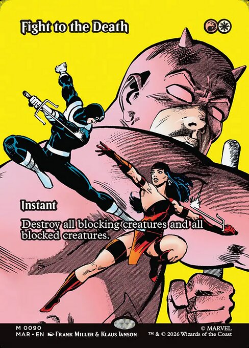 Fight to the Death - Marvel Universe #90 (Foil)