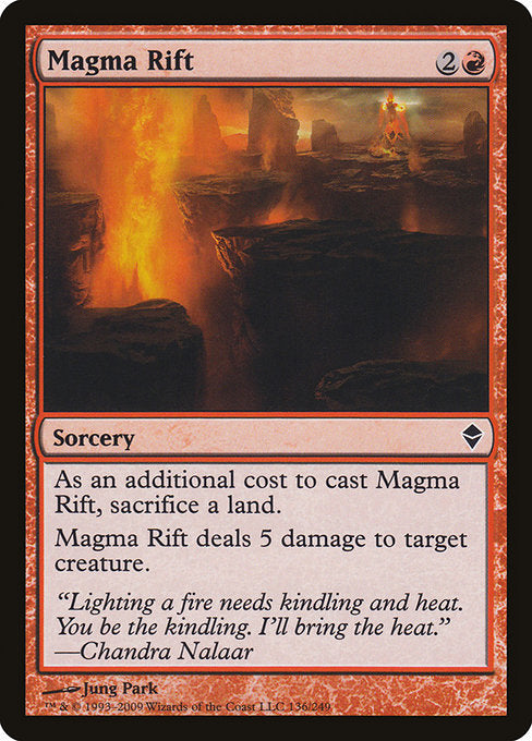 Magma Rift - Zendikar #136