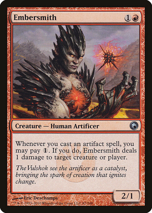Embersmith Scars of Mirrodin Magic: The Gathering card image