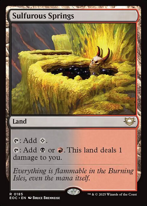 Sulfurous Springs - Edge of Eternities Commander #185