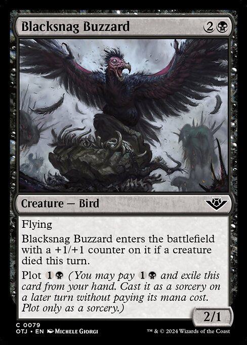 Blacksnag Buzzard - Outlaws of Thunder Junction #79 Magic: The Gathering card image