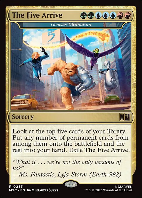 Genesis Ultimatum Marvel Super Heroes Commander Magic: The Gathering card image