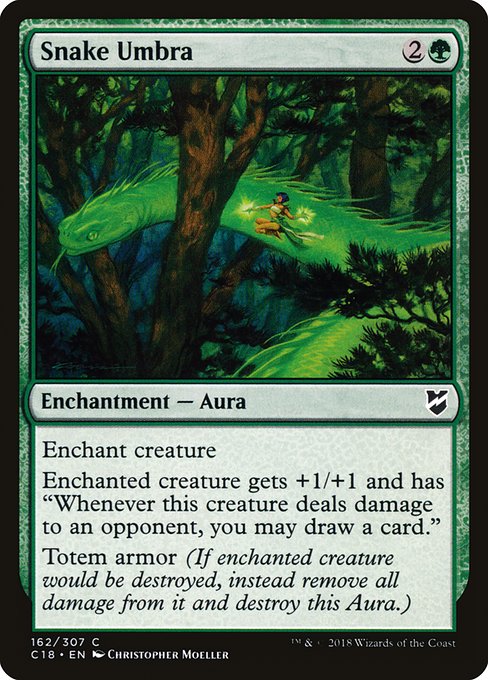 Snake Umbra - Commander 2018 #162