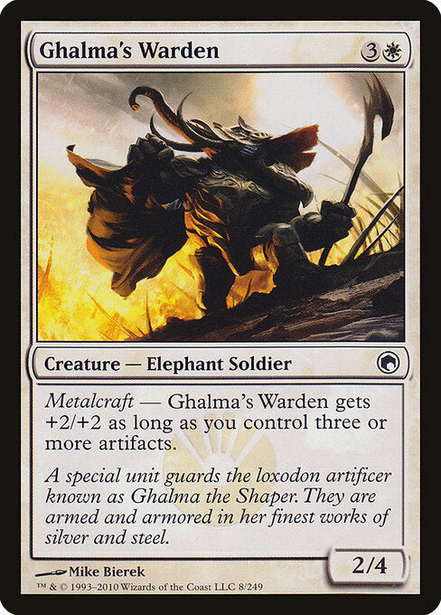 Ghalma's Warden Scars of Mirrodin Magic: The Gathering card image