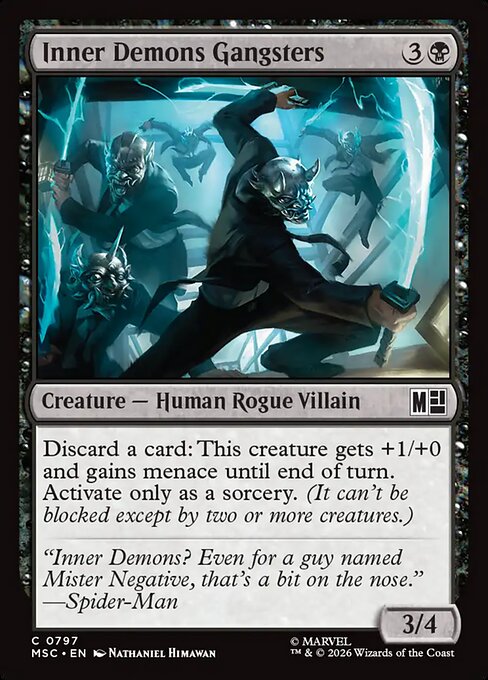 Inner Demons Gangsters - Marvel Super Heroes Commander #797 (Foil)