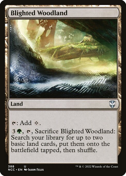 Blighted Woodland - New Capenna Commander #388