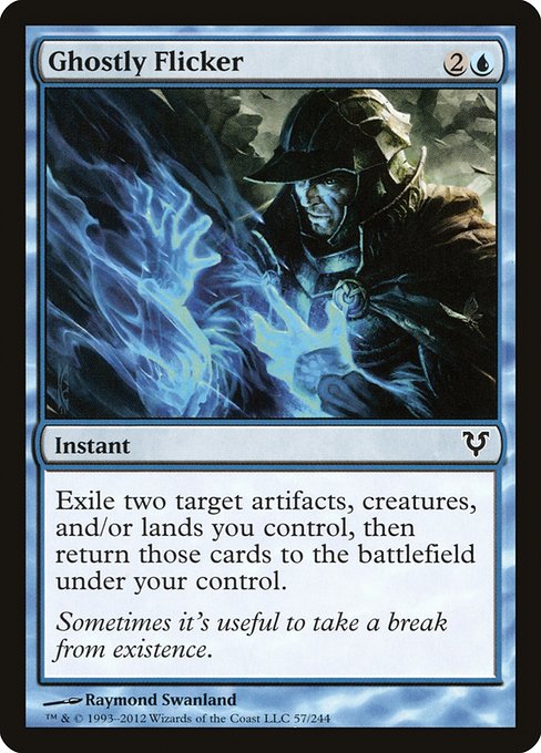Ghostly Flicker - Avacyn Restored #57