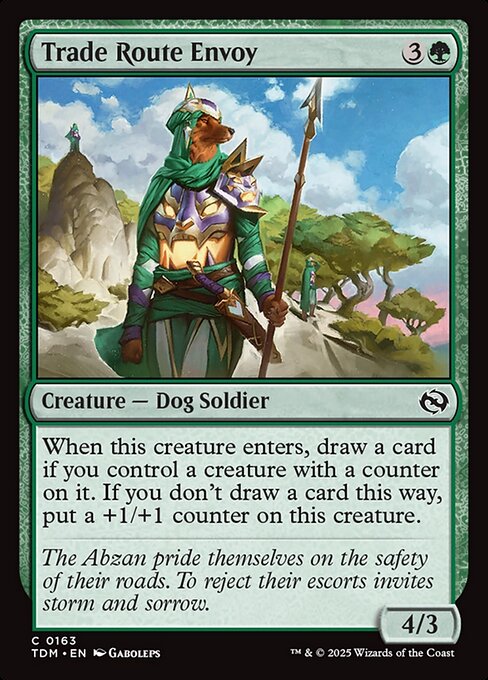 Trade Route Envoy - Tarkir: Dragonstorm #163