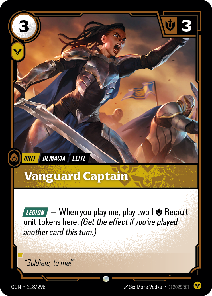Vanguard Captain Riftbound card image