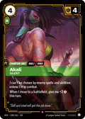 Akali, Silent Riftbound card