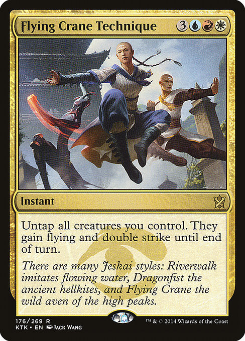 Flying Crane Technique - Khans of Tarkir #176