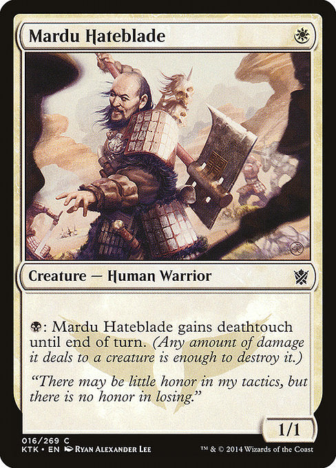 Mardu Hateblade - Khans of Tarkir #16