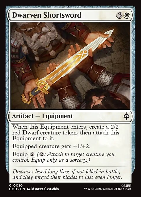 Dwarven Shortsword HOB 10
