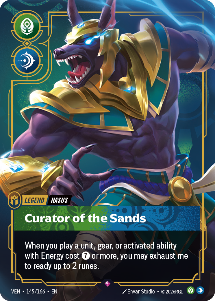 Nasus, Curator of the Sands Riftbound card