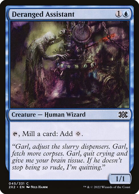 Deranged Assistant - Double Masters 2022 #45 - Near Mint - Foil