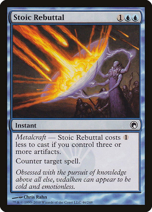 Stoic Rebuttal - Scars of Mirrodin #46 Magic: The Gathering card image