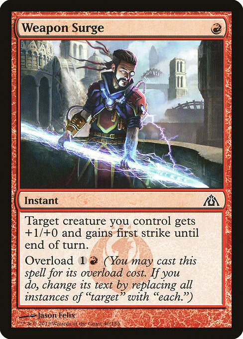 Weapon Surge Dragon's Maze Magic: The Gathering card image
