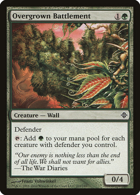 Overgrown Battlement - Rise of the Eldrazi #203
