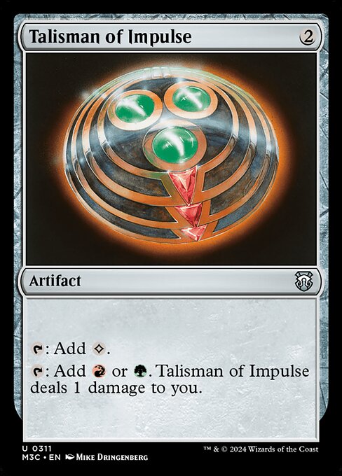 Talisman of Impulse - Modern Horizons 3 Commander #311
