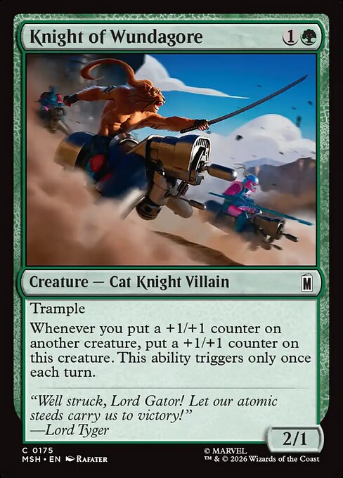Knight of Wundagore Marvel Super Heroes Magic: The Gathering card image