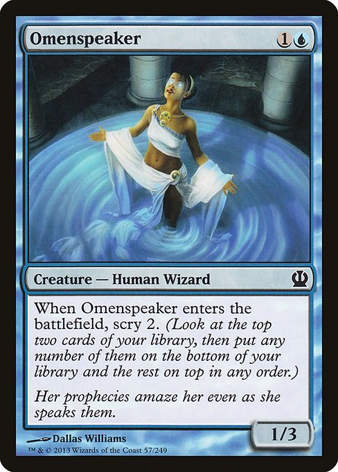Omenspeaker - Theros #57 Magic: The Gathering card image