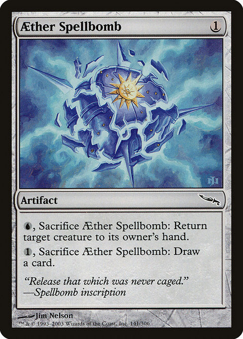 Aether Spellbomb - Mirrodin #141