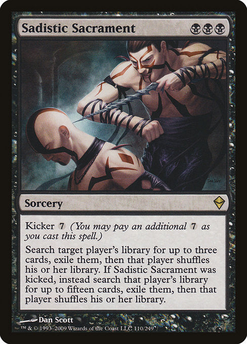 Sadistic Sacrament - Zendikar #110
