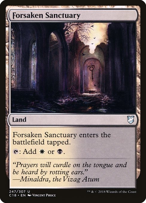 Forsaken Sanctuary - Commander 2018 #247