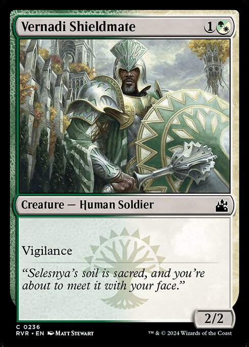 Vernadi Shieldmate - Ravnica Remastered #236