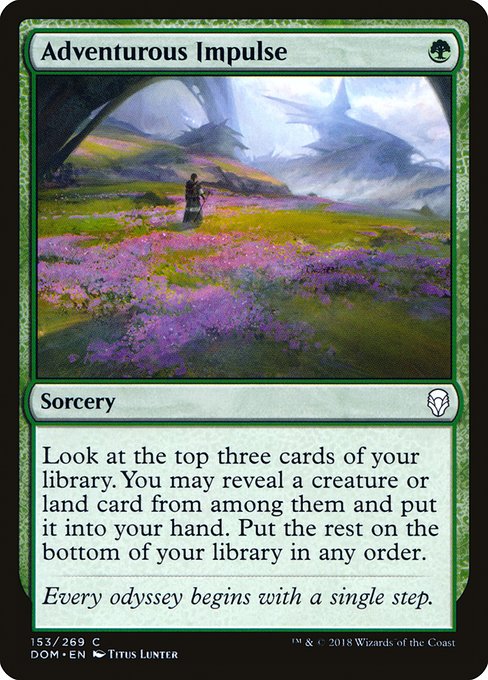 Adventurous Impulse - Dominaria #153