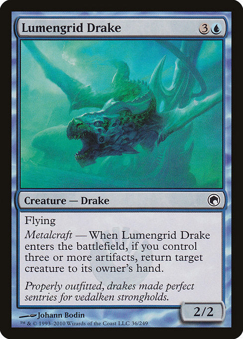 Lumengrid Drake - Scars of Mirrodin #36