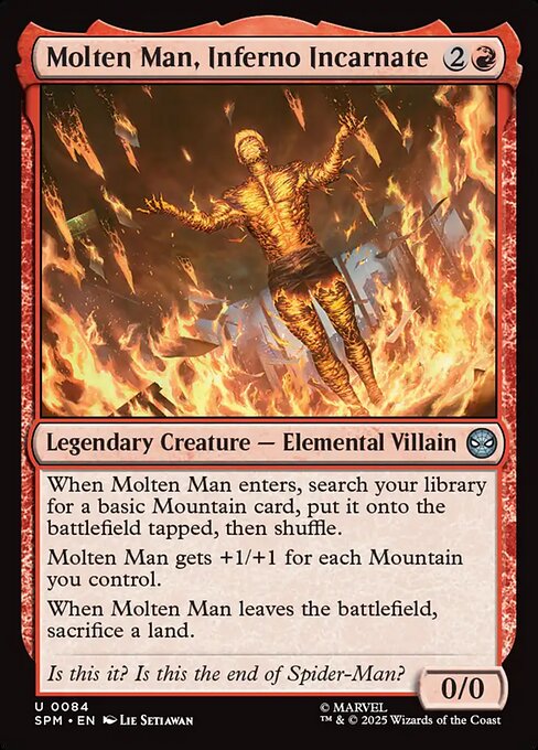 Molten Man, Inferno Incarnate - Marvel's Spider-Man #84