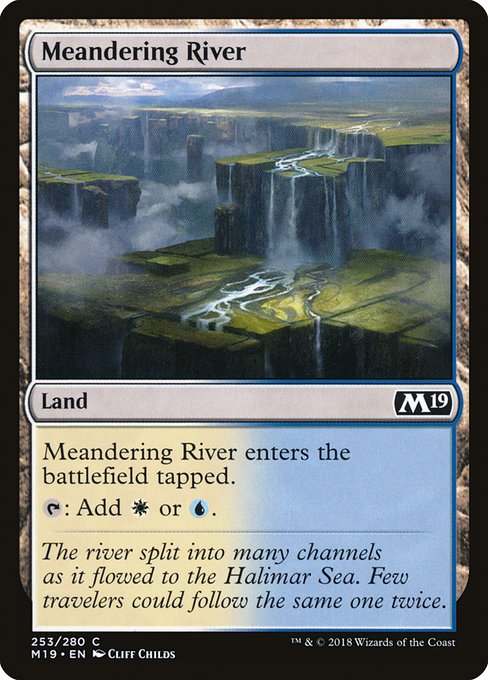 Meandering River - Core Set 2019 #253