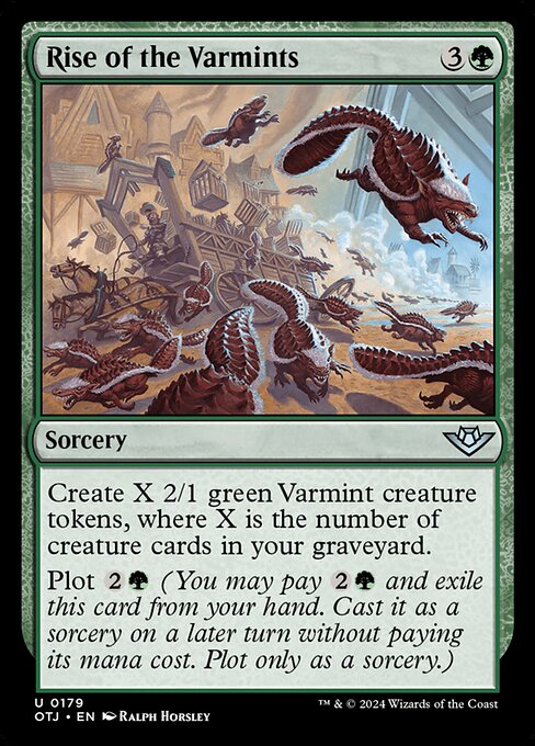 Rise of the Varmints - Outlaws of Thunder Junction #179 Magic: The Gathering card image