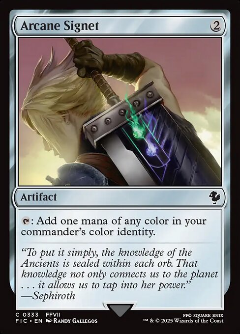 Arcane Signet - Final Fantasy Commander #333