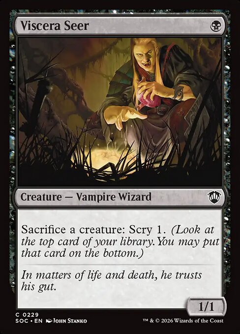 Viscera Seer - Secrets of Strixhaven Commander #229