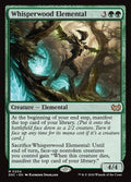 Whisperwood Elemental - Duskmourn: House of Horror Commander #204