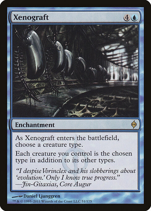 Xenograft New Phyrexia Magic: The Gathering card image