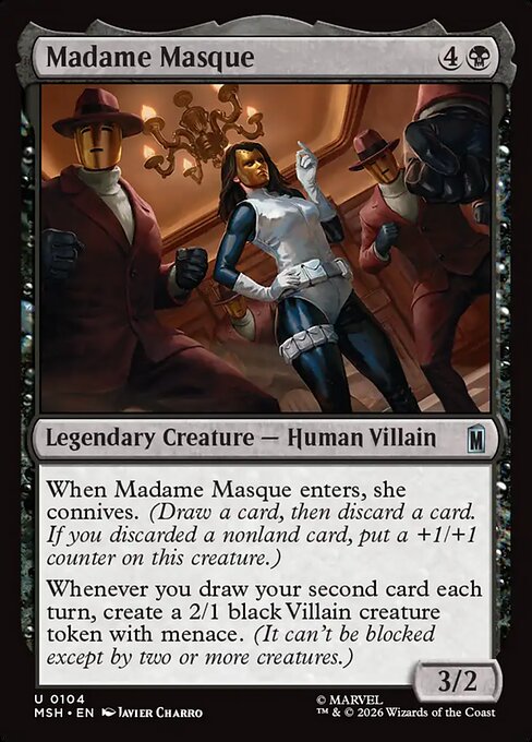 Madame Masque Marvel Super Heroes Magic: The Gathering card image