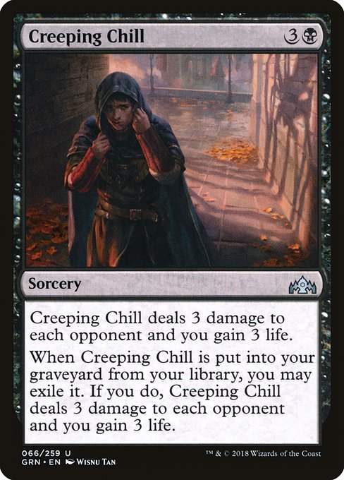 Creeping Chill - Guilds of Ravnica #66
