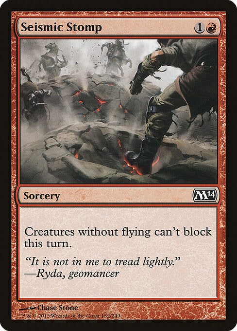 Seismic Stomp Magic 2014 Magic: The Gathering card image