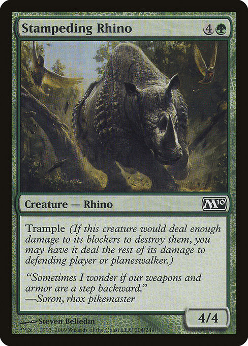 Stampeding Rhino - Magic 2010 #204