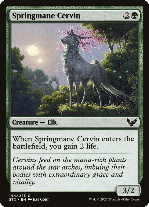 Springmane Cervin Strixhaven: School of Mages Magic: The Gathering card image